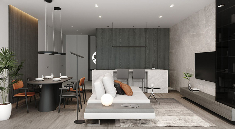 鄭州裝修公司|89㎡現代兩居，這才是你想要的家！